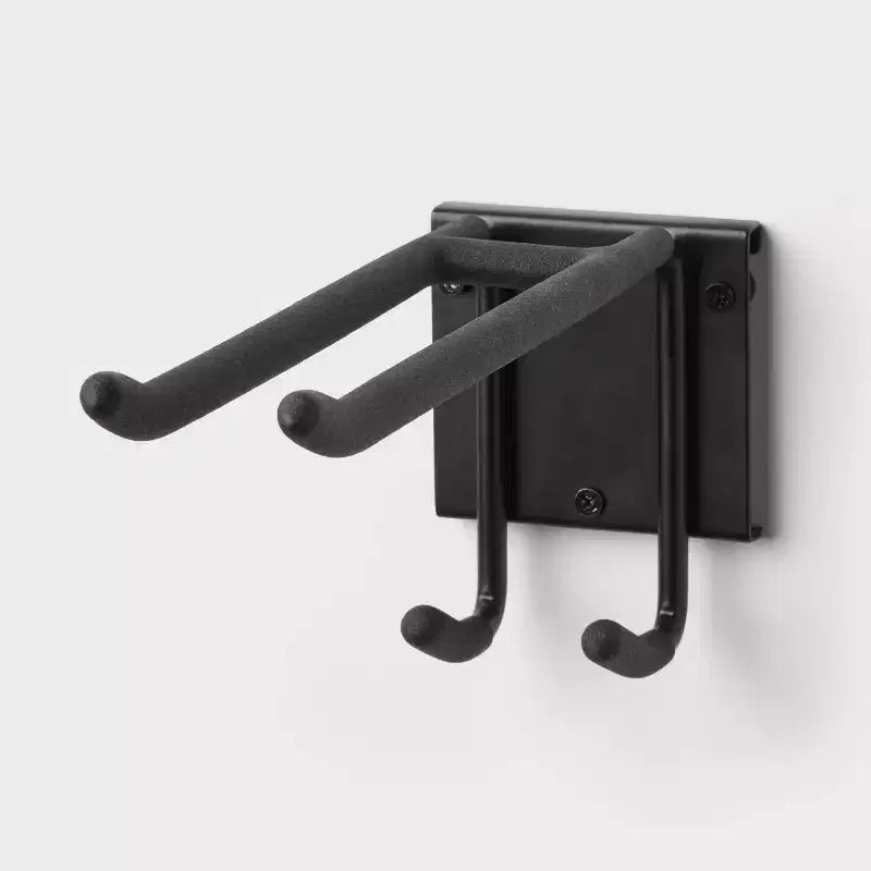 Multi-Purpose Double Garage Tool Hook: Steel Utility Rack for Garage Organization & Storage