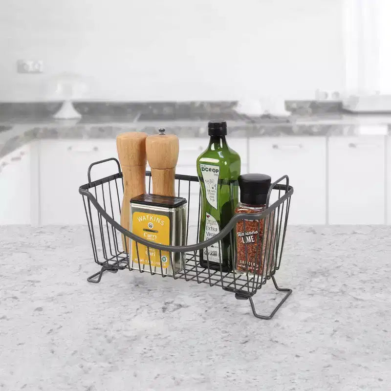 Small Stacking Basket - Silver