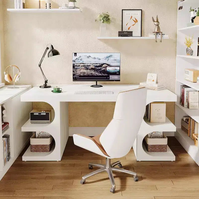 157.5 cm Wood Executive Desk for Home Office