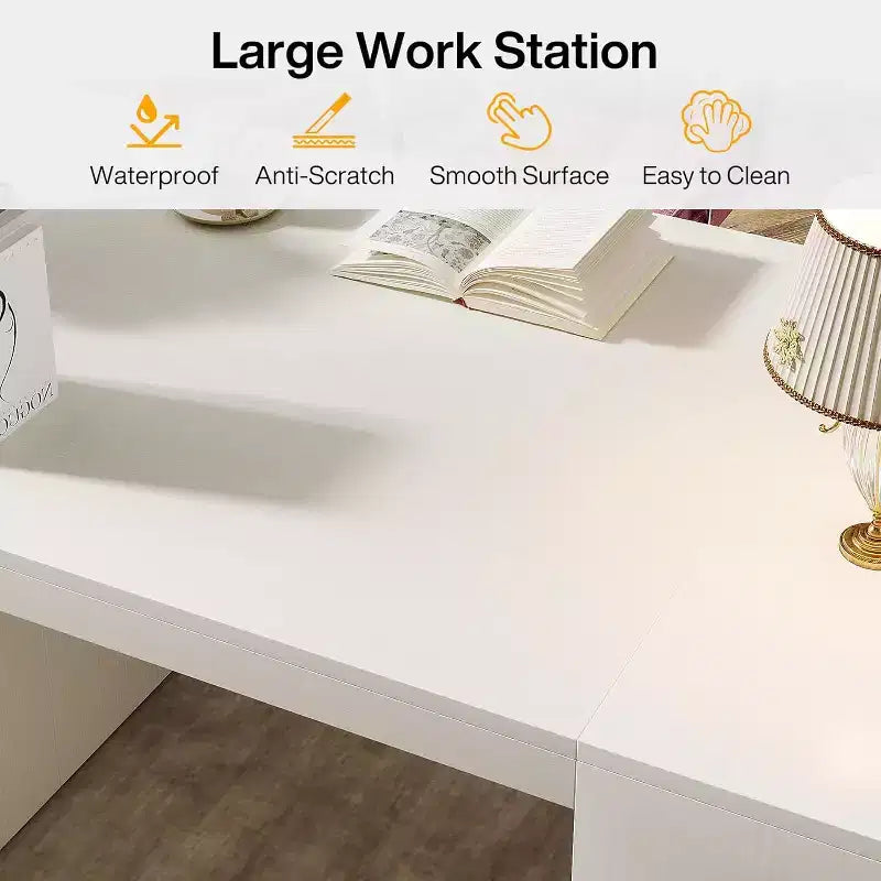 157.5 cm Wood Executive Desk for Home Office