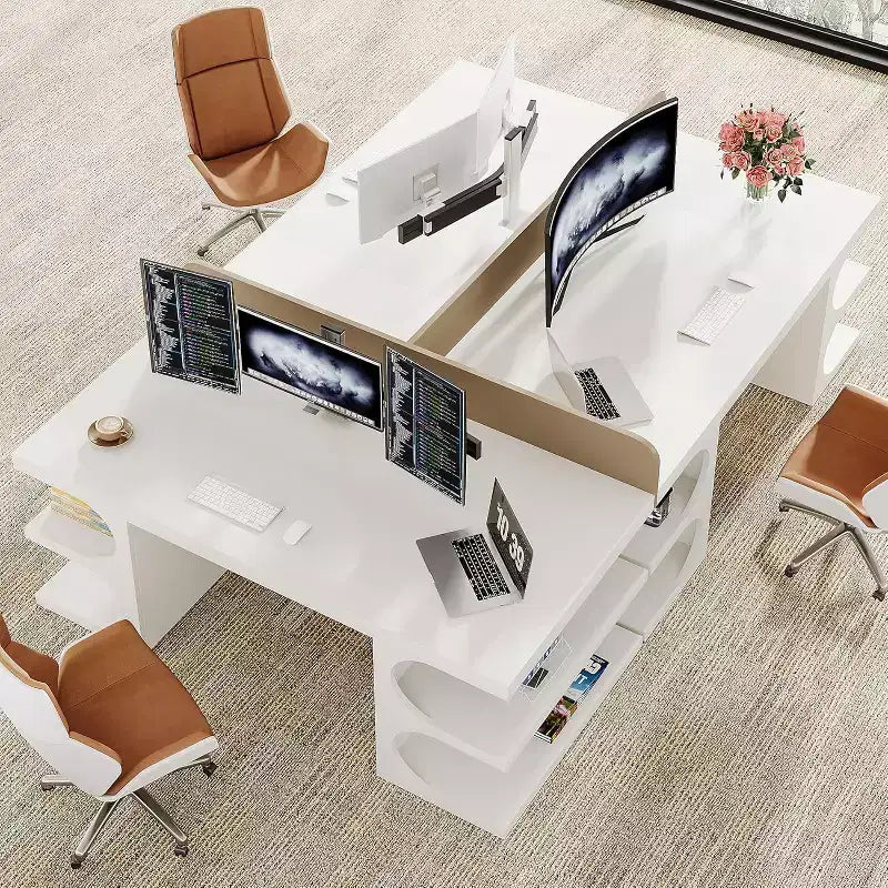 157.5 cm Wood Executive Desk for Home Office
