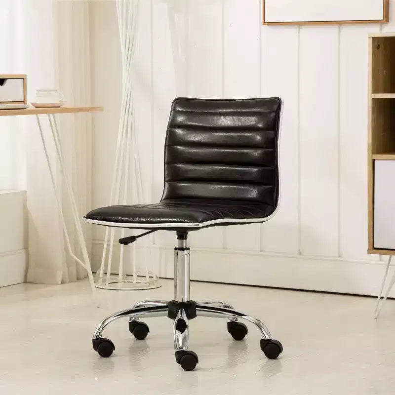 Fremo Chromel Adjustable Air Lift Office Chair in Black