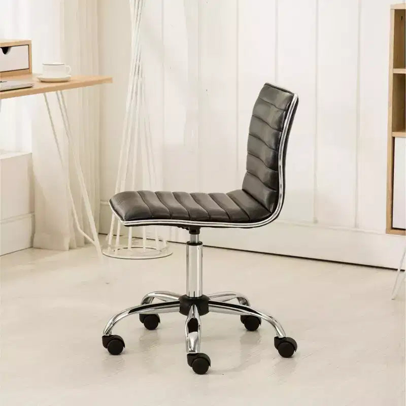 Adjustable Air Lift Office Chair in Black