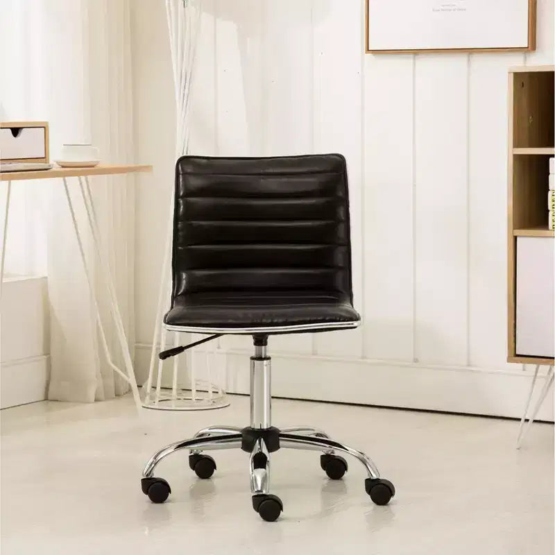 Adjustable Air Lift Office Chair in Black