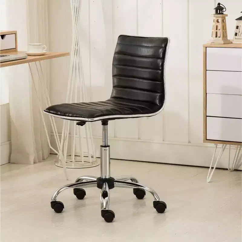 Adjustable Air Lift Office Chair in Black
