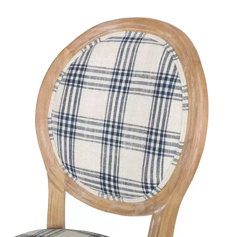 Chaises de salle à manger traditionnelles GDFStudio Newman en bois d'hévéa rembourré (lot de 4)