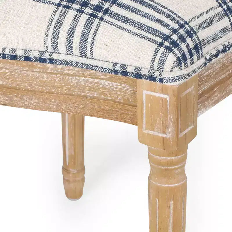 Chaises de salle à manger traditionnelles GDFStudio Newman en bois d'hévéa rembourré (lot de 4)