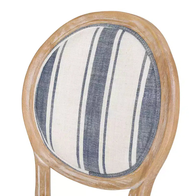 Chaises de salle à manger traditionnelles GDFStudio Newman en bois d'hévéa rembourré (lot de 4)