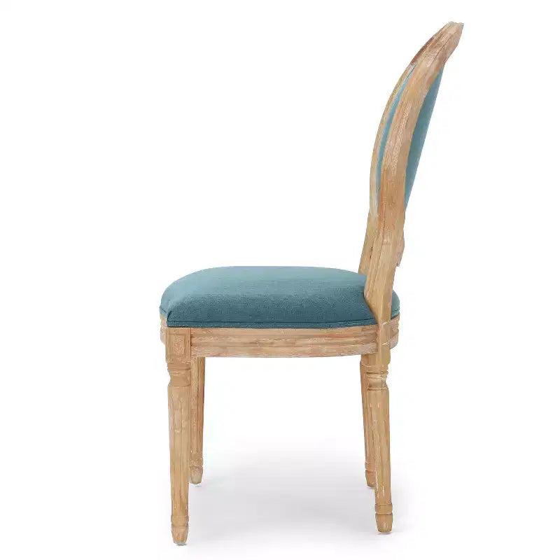 Chaises de salle à manger traditionnelles GDFStudio Newman en bois d'hévéa rembourré (lot de 4)