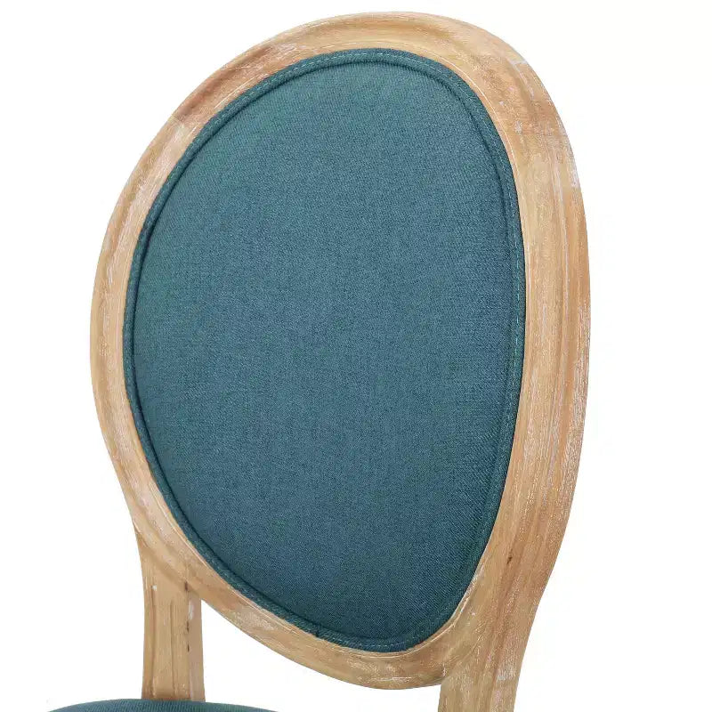 Chaises de salle à manger traditionnelles GDFStudio Newman en bois d'hévéa rembourré (lot de 4)