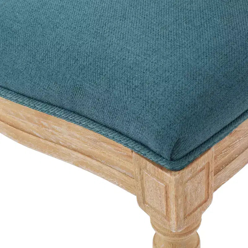Chaises de salle à manger traditionnelles GDFStudio Newman en bois d'hévéa rembourré (lot de 4)