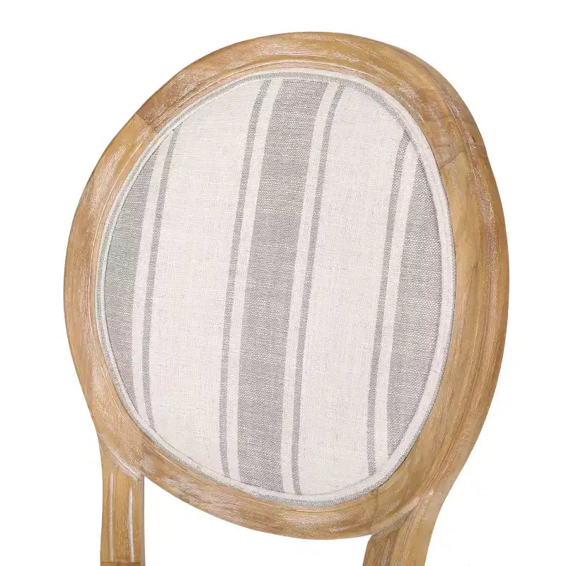 Chaises de salle à manger traditionnelles GDFStudio Newman en bois d'hévéa rembourré (lot de 4)