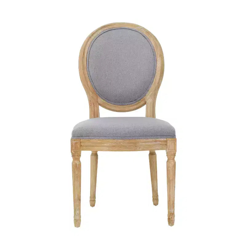 Chaises de salle à manger traditionnelles GDFStudio Newman en bois d'hévéa rembourré (lot de 4)