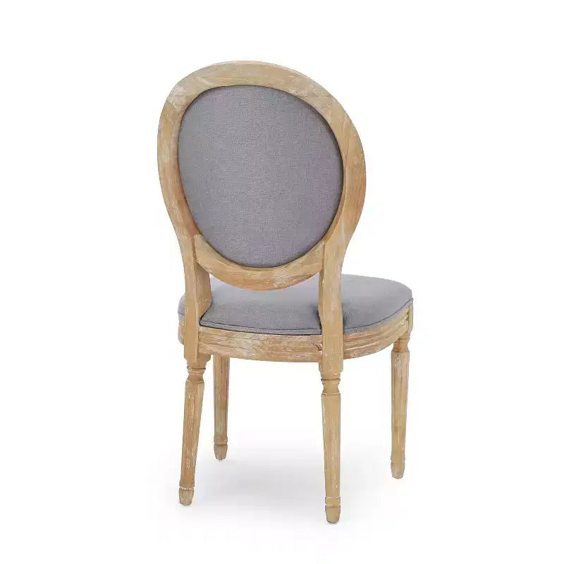 Chaises de salle à manger traditionnelles GDFStudio Newman en bois d'hévéa rembourré (lot de 4)