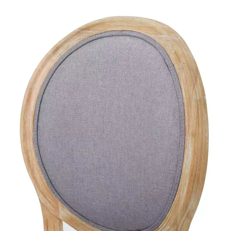 Chaises de salle à manger traditionnelles GDFStudio Newman en bois d'hévéa rembourré (lot de 4)