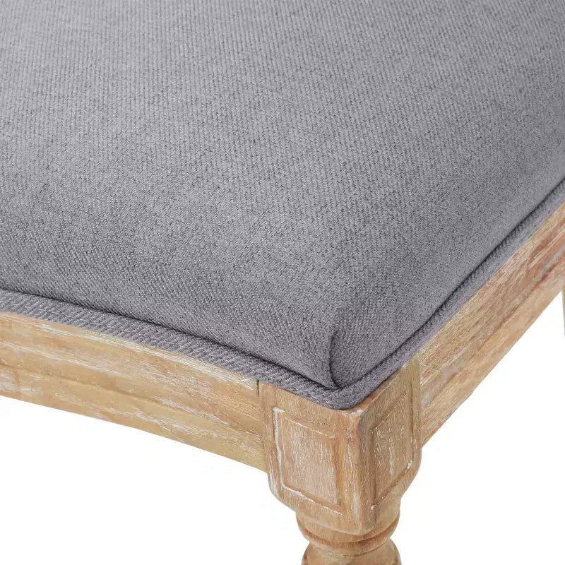 Chaises de salle à manger traditionnelles GDFStudio Newman en bois d'hévéa rembourré (lot de 4)