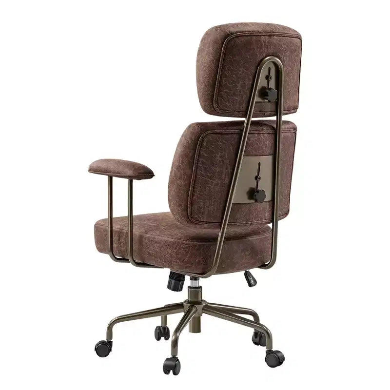 EUREKA ERGONOMIC Cameron, Chaise de bureau dossier haut en tissu suède synthétique