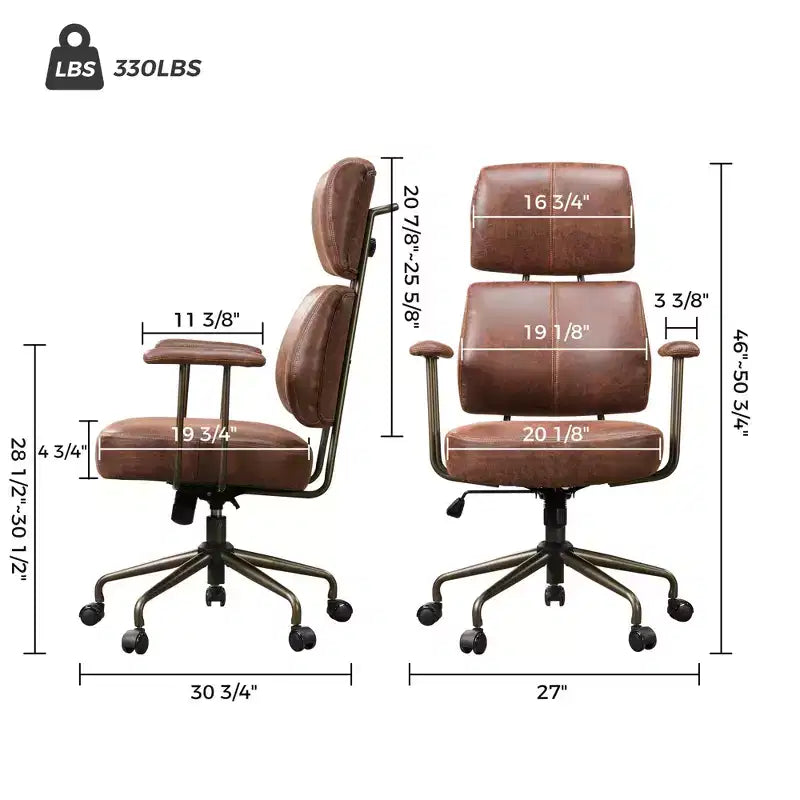 EUREKA ERGONOMIC Cameron, Chaise de bureau dossier haut en tissu suède synthétique