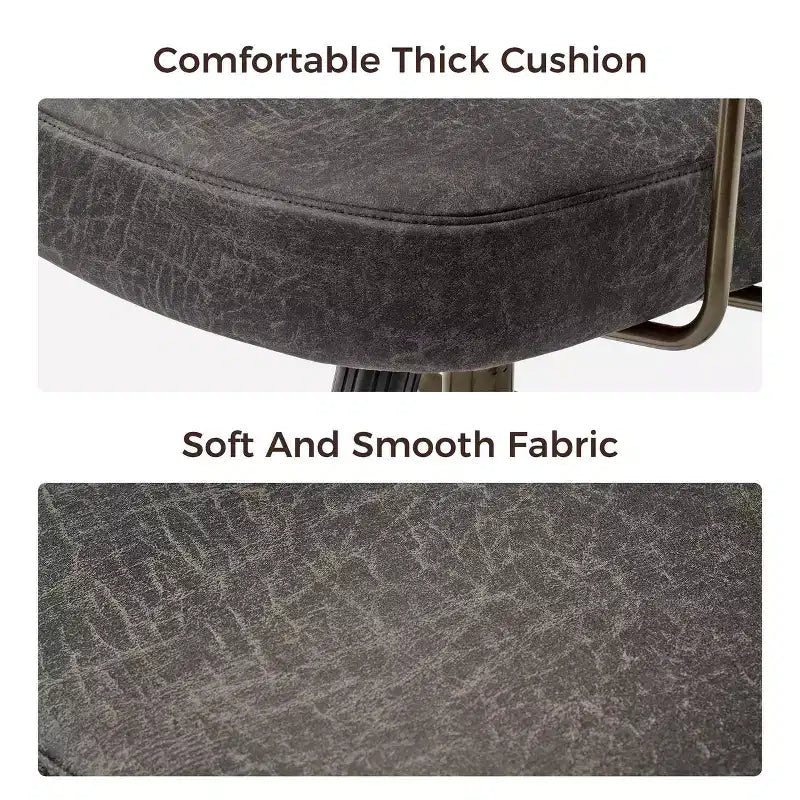 EUREKA ERGONOMIC Cameron, Chaise de bureau dossier haut en tissu suède synthétique