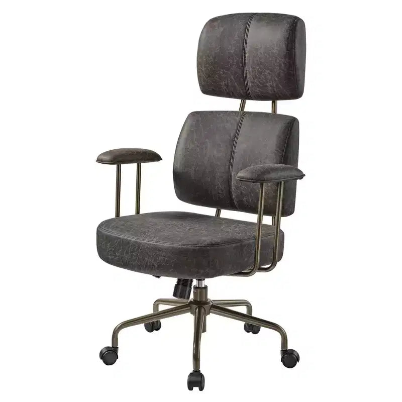 EUREKA ERGONOMIC Cameron, Chaise de bureau dossier haut en tissu suède synthétique