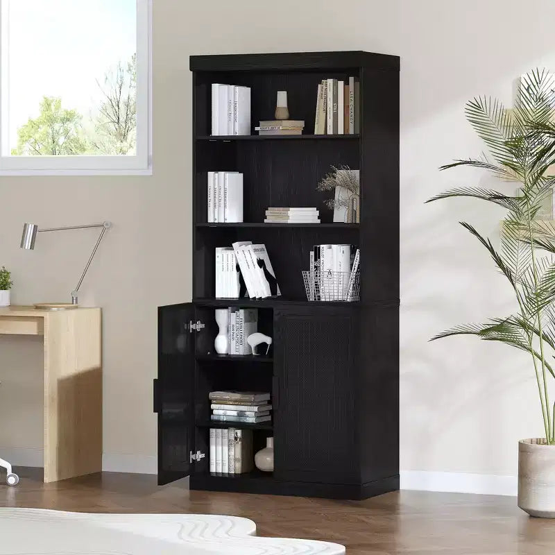 PexFix Bibliothèque en bois avec étagères réglables 72x31x16