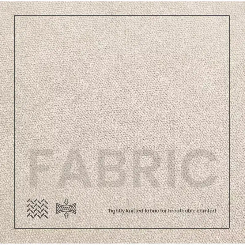 Fauteuil d'appoint moderne avec pouf – Beige / Bleu sarcelle foncé / Gris, Ensemble de 2 pièces, 2 places