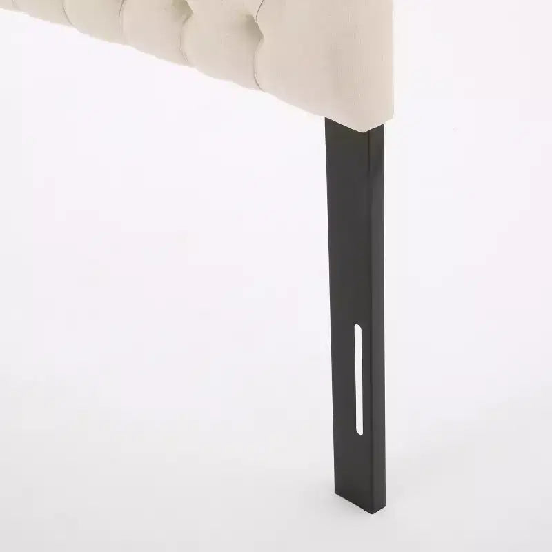 Tête de lit capitonnée réglable pour lit Queen/Full — Multicolore, Tissu et velours, 2 personnes
