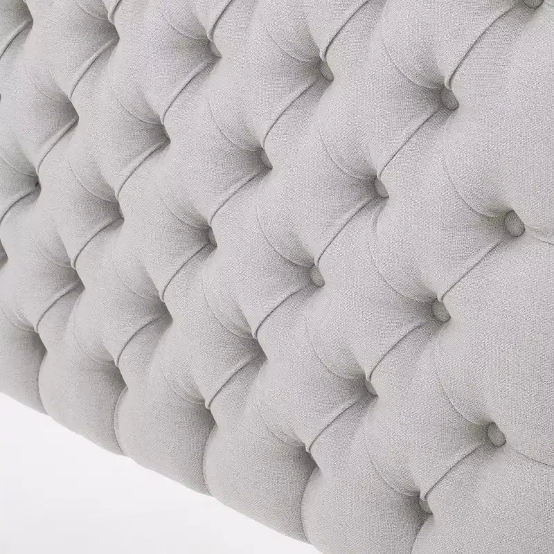 Tête de lit capitonnée réglable pour lit Queen/Full — Multicolore, Tissu et velours, 2 personnes