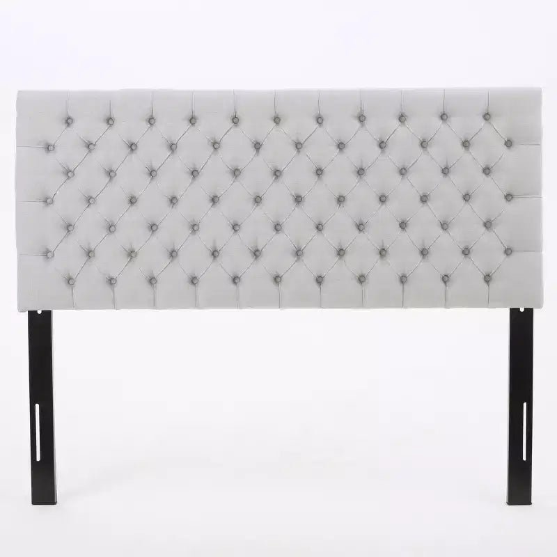 Tête de lit capitonnée réglable pour lit Queen/Full — Multicolore, Tissu et velours, 2 personnes