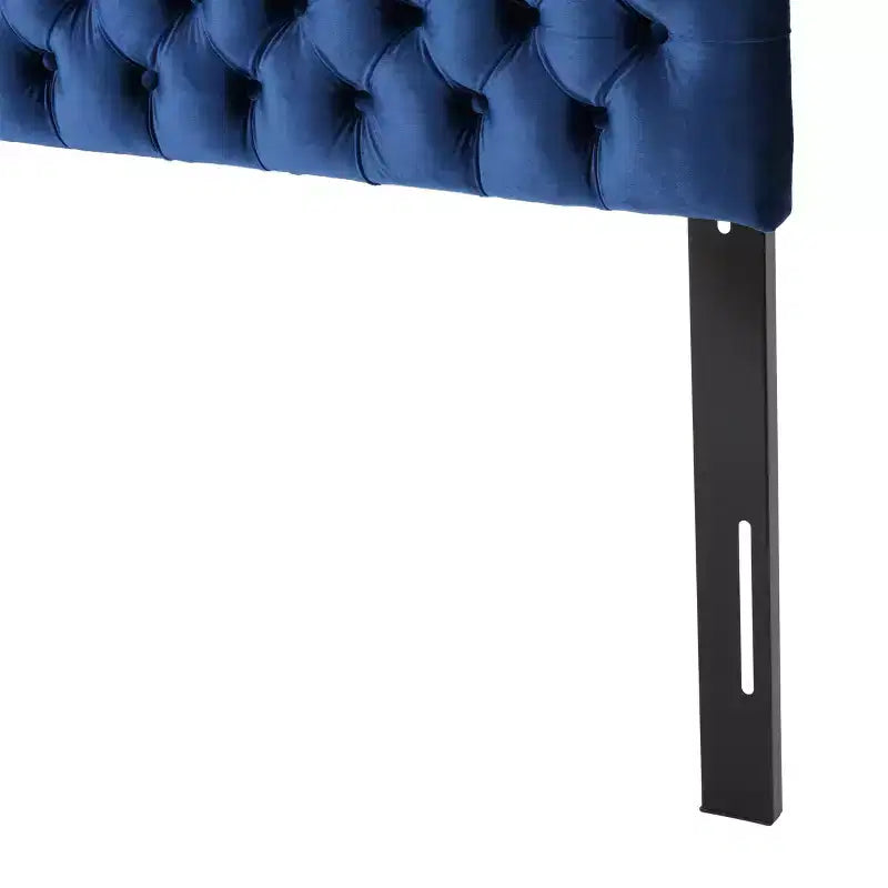 Tête de lit capitonnée réglable pour lit Queen/Full — Multicolore, Tissu et velours, 2 personnes