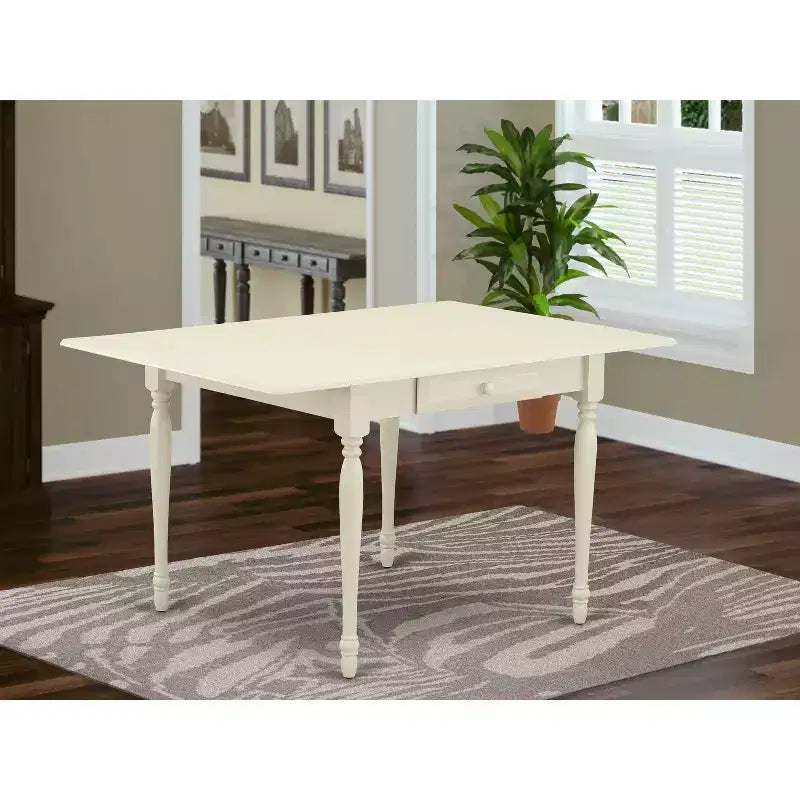 HomeStock Rectangular Table 36X54 With 2 Drop Leaves Leaf