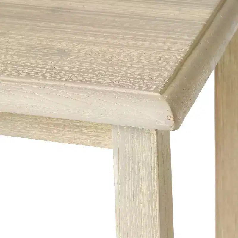 Table d'appoint contemporaine GDFStudio Declan en bois d'hévéa avec tiroir