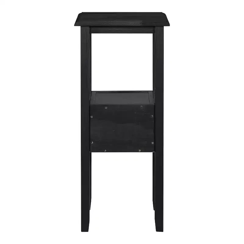 Table d'appoint contemporaine GDFStudio Declan en bois d'hévéa avec tiroir