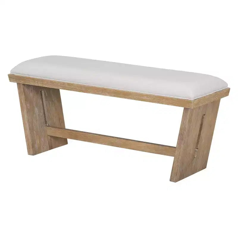 Ensemble de salle à manger rétro 6 pièces – Gris clair / Bois clair, 6 places