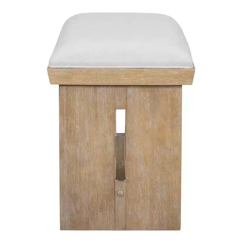 Ensemble de salle à manger rétro 6 pièces – Gris clair / Bois clair, 6 places