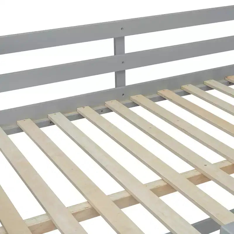 Lit superposé Whisen double sur double avec échelle, conçu pour votre sécurité