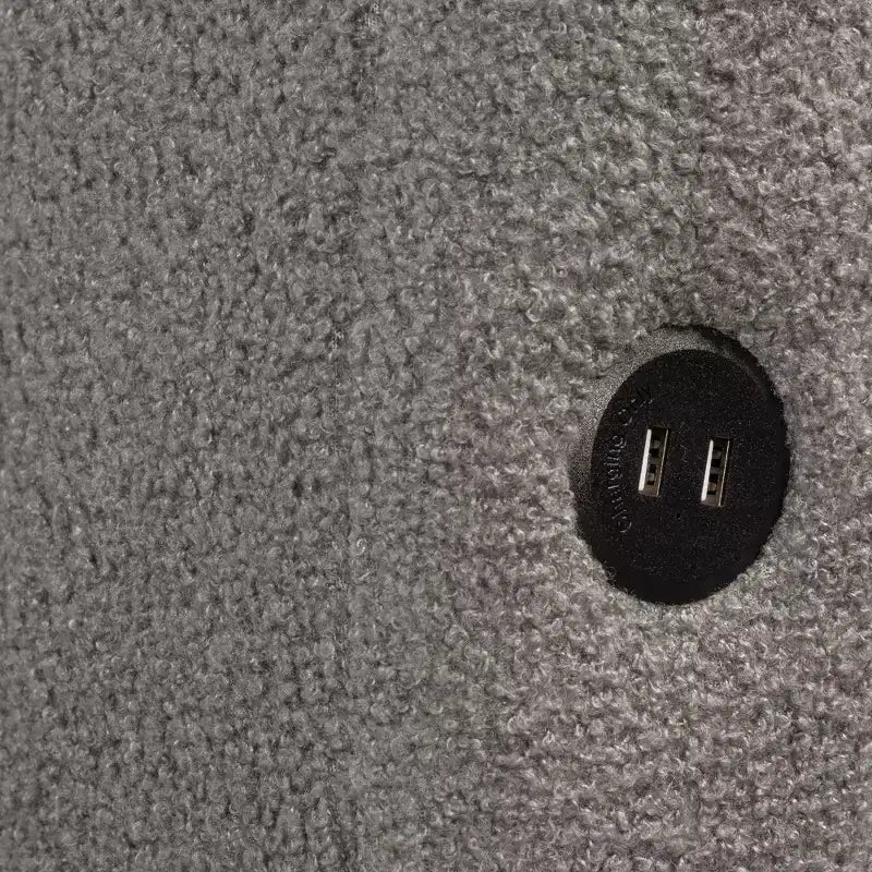 Lit plateforme Queen Size, cadre de lit rembourré avec ports USB et 2 tiroirs/lit gigogne - ModernLuxe