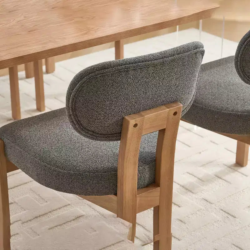 Chaises de salle à manger Vatros en chenille