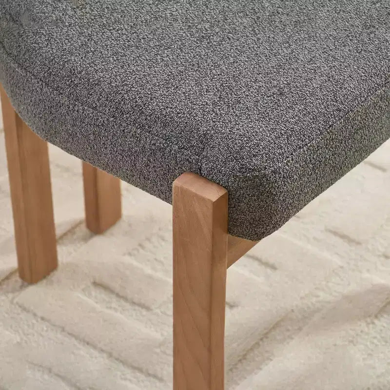 Chaises de salle à manger Vatros en chenille