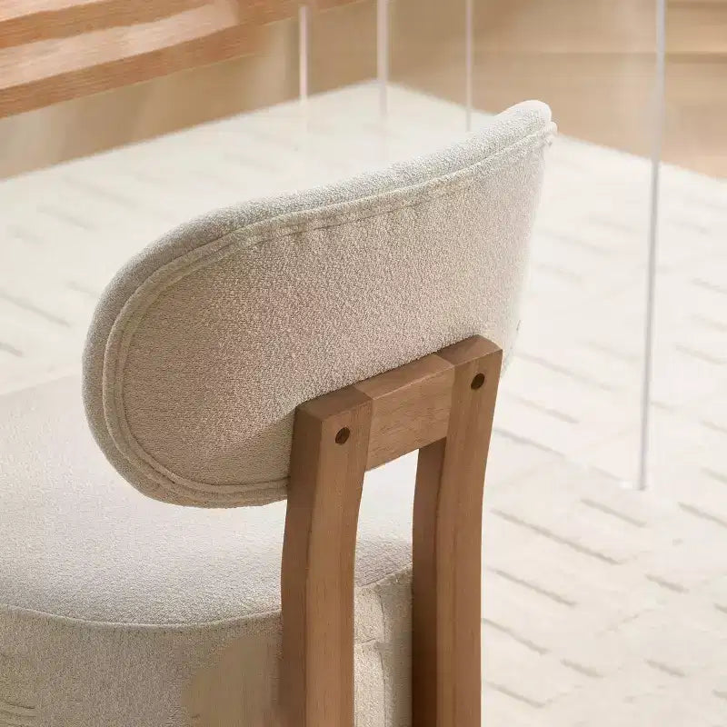 Chaises de salle à manger Vatros en chenille