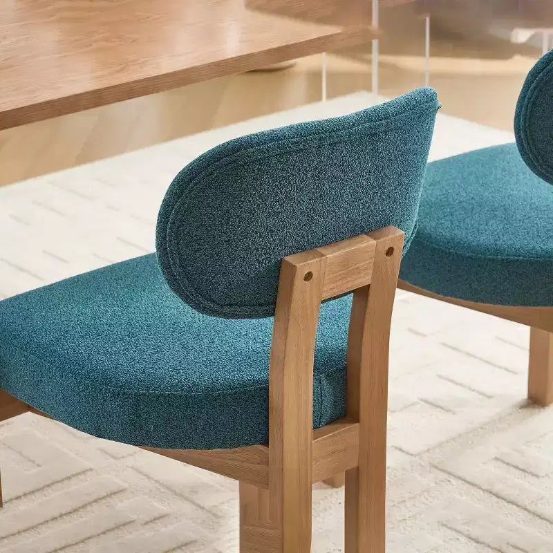 Chaises de salle à manger Vatros en chenille