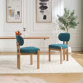 Chaises de salle à manger Vatros en chenille