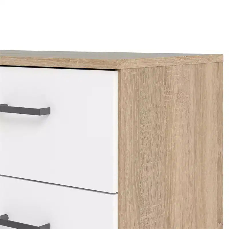 Commode double à 8 tiroirs HomeStock Space de style contemporain