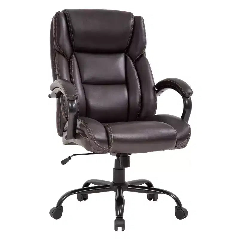 Chaise de bureau BestMassage Grande taille et forte corpulence, 500 lbs, Chaise d'ordinateur, Chaise de bureau