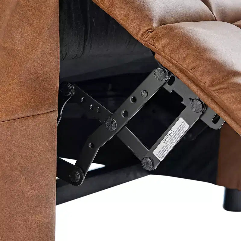 Fauteuil inclinable électrique VECELO avec fonctions de massage et de chaleur, fauteuil de massage en cuir PU rembourré, fauteuil à bascule électrique 35 positions pour salon