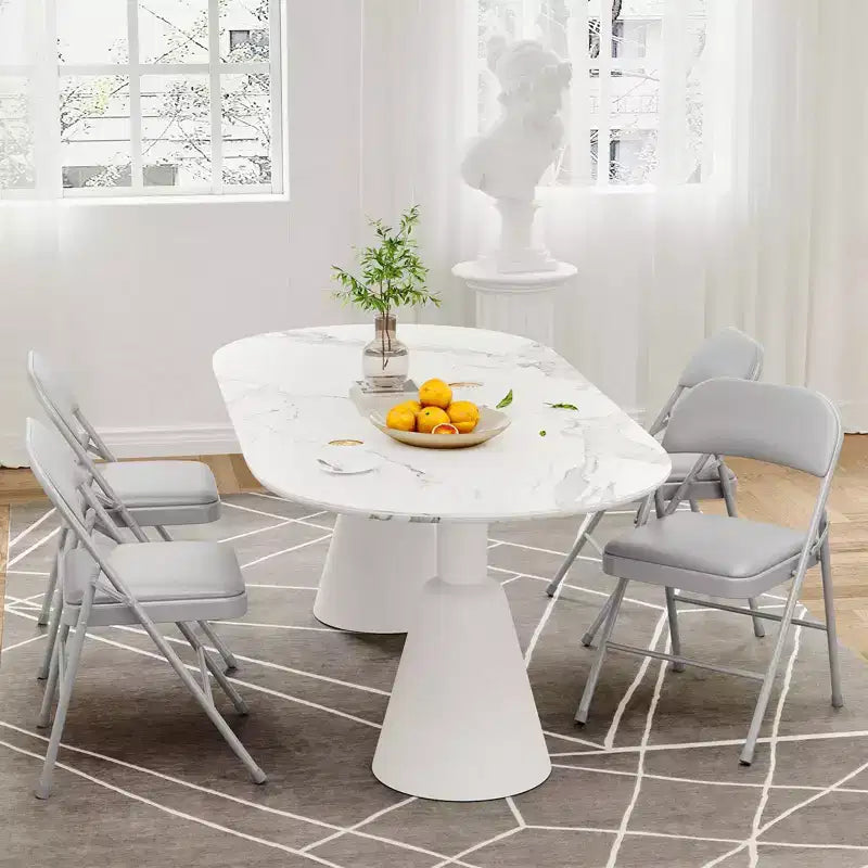 Lot de 4 chaises pliantes Whizmax avec coussin rembourré et dossier, chaises en métal avec coussin confortable pour la maison et le bureau, pour événements intérieurs et extérieurs