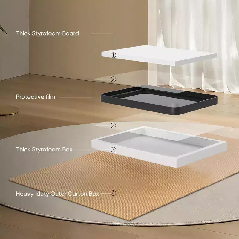 Miroir de courtoisie en aluminium 35x23 pouces, miroir mural de salle de bain avec rétroéclairage LED et revêtement antirouille, Noir