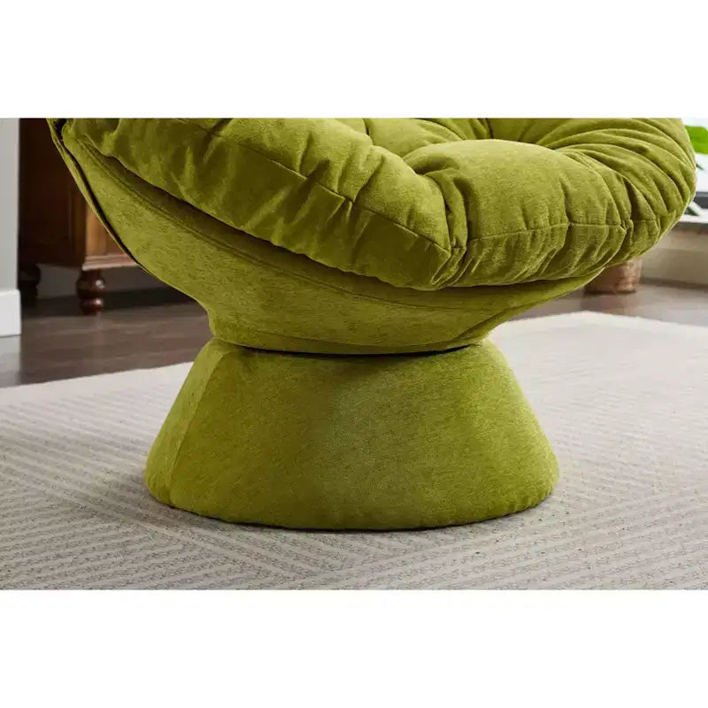 Fauteuils d'appoint Okak pour chambre à coucher, fauteuil pivotant à 360°, fauteuil d'appoint moderne surdimensionné pour salon