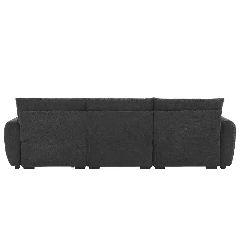 Canapé modulable Whisen 110, forme en L avec assise extra-large, design à lignes tendues