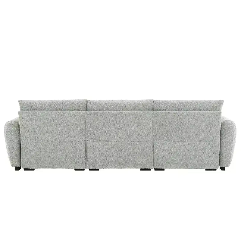 Canapé modulable Whisen 110, forme en L avec assise extra-large, design à lignes tendues